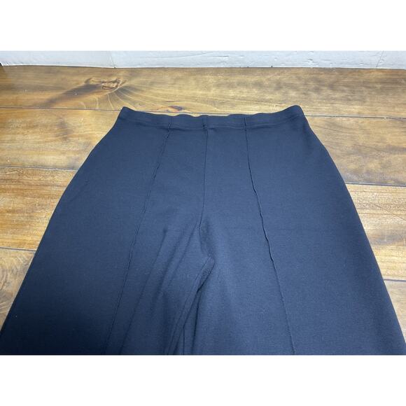 Bailey/44 Wide Leg Ponte Pants Black Stretch Pull On Large - Picture 6 of 11
